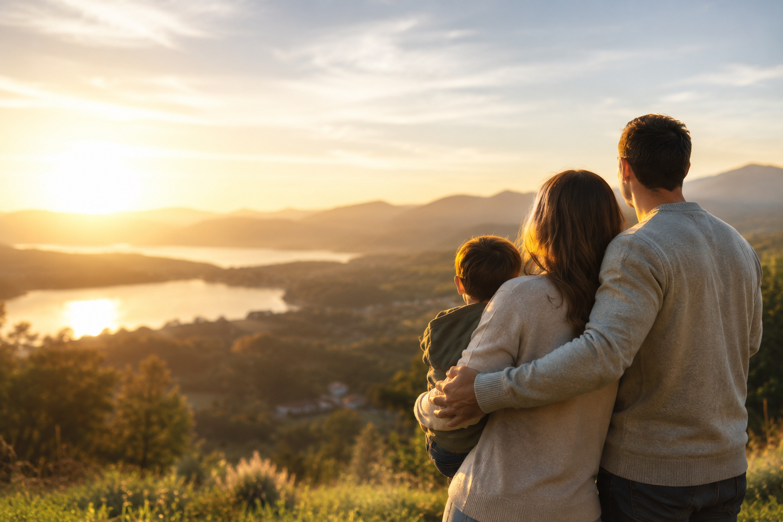 Family protected by life insurance